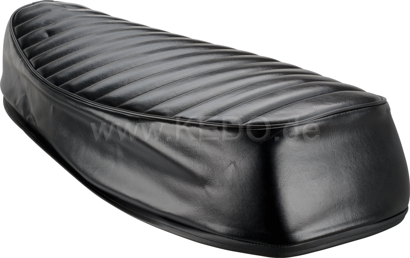 Kedo Seat Cover, Ribbed, Black (OEM Replica), without lettering (OEM Reference # 48U-24731-00) | 30104