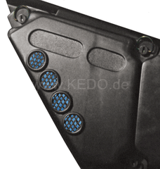 Kedo AirVents, 25mm diameter, with filter element 4 Pieces (Not Street Legal) | 30124