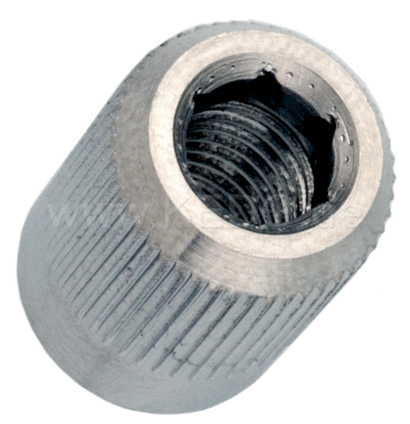 Kedo HD Knurled Nut for Header Pipe Mounting, 1 Piece, Stainless Steel, Allen Key, an alternative to 91,309, OEM Reference # 90179-08004 | 30223