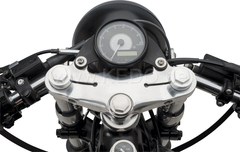 Kedo Speedometer Bracket 'mezzo Mille', aluminum black anodised (suitable for all Velona 80mm instruments, E.G. item 40858 or 40911) | 30538