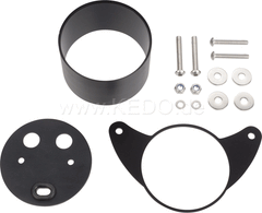 Kedo Speedometer Bracket 'mezzo Mille', aluminum black anodised (suitable for all Velona 80mm instruments, E.G. item 40858 or 40911) | 30538