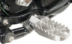 Kedo Toothed and Broadened Footpegs, stainless steel, size approx. 84x45mm, 1 pair | 30900