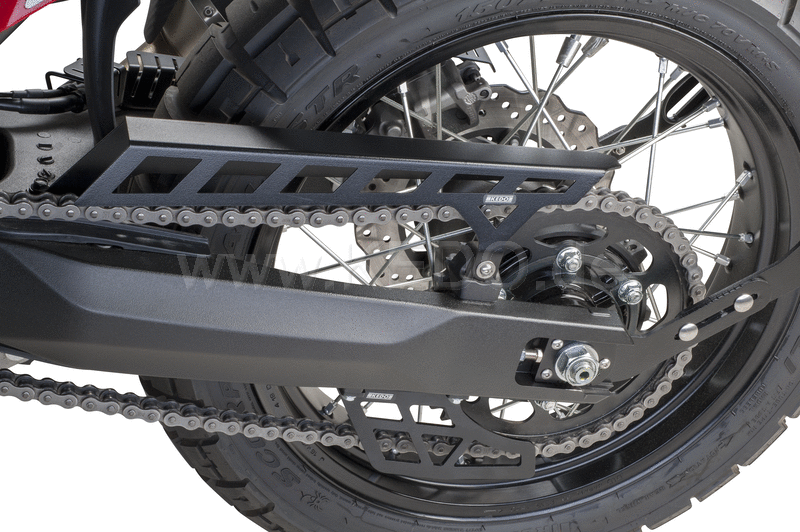 Kedo T7 Chain Guide "Pure", aluminum black plastic coated, incl mounting material. | 31048