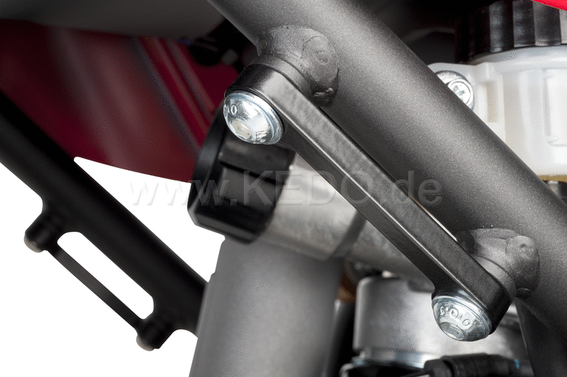 Kedo T7 Passenger footpeg Lashing Bracket, covers the holes, used as a lashing option for luggage or transportation, stainless steel 8mm | 31050