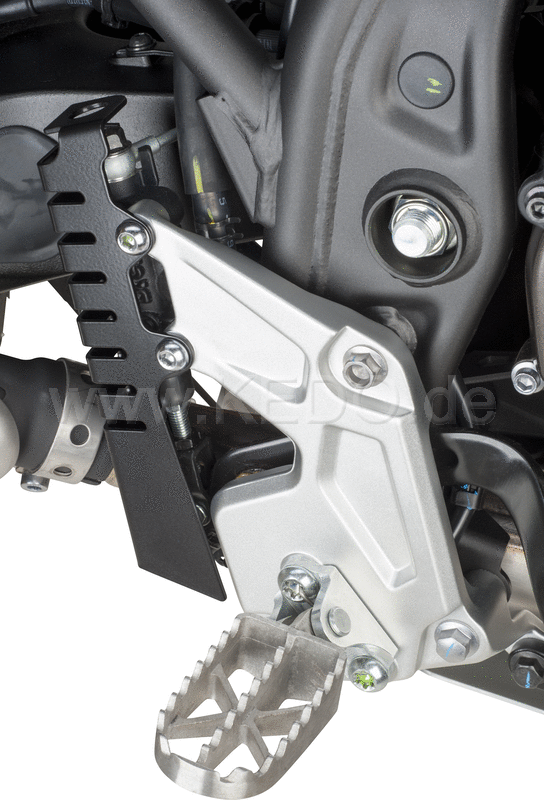 Kedo T7 Cover for Rear Brake Master Cylinder "Full", 2mm aluminum black coated, offers reliable protection, easy installation, ready for mounting | 31051