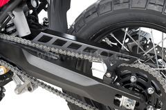 Kedo T7 aluminum Chain Guard, short sporty optic, made of sturdy 2mm aluminum, matt black coated, Including mounting material | 31053