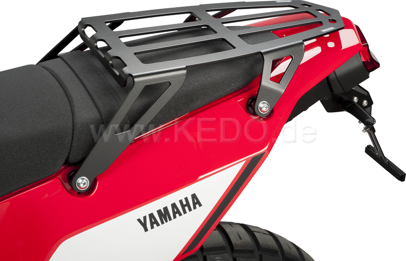 Kedo T7 aluminum luggage rack, 4mm aluminum black coated, light and stable, for operation person-one, for soft luggage up to 5kg | 31055