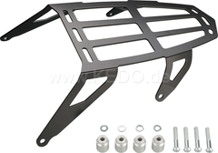 Kedo T7 aluminum rack (luggage rack), 4mm aluminum black coated, light and stable, for operation person-one, for soft luggage up to 5kg | 31055R