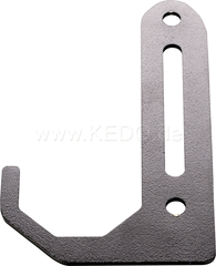 Kedo Fuel Filler Cap Holder, extension for T7 X-sheet item 31057, stainless steel black coated | 31057-TD