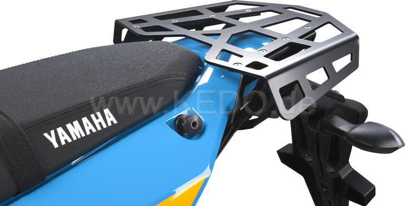Kedo aluminum rack / luggage rack 'Travel XL' light + stable, stainless steel brackets with a large aluminum plate, dim. approx. 33x25cm, for soft luggage up to 5kg | 31070XL