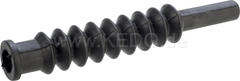 Kedo Boot for Clutch Cable, for retrofitting on the original clutch cable, protects against dirt entry, length 68mm, short fashionable | 31075