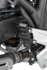 Kedo Cover for Rear Brake Master Cylinder "Short", 2mm aluminum black coated, offers reliable protection, easy mounting | 31079