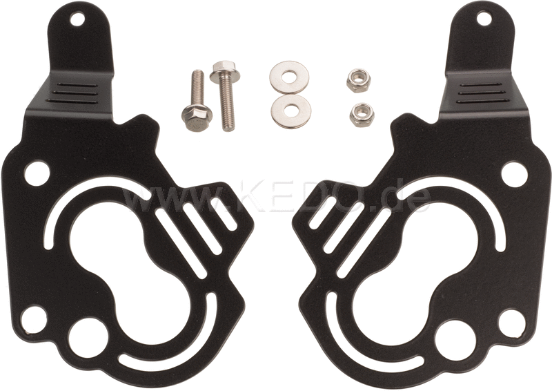 Kedo T7 Front Brake Caliper Cover left / right, 2.5mm stainless steel black coated, reliable protection, easy mounting, delivered ready to mount | 31080