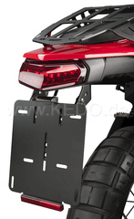 Kedo T7 License Plate Bracket, moves the license plate below the tail light, license plate angle adjustable, short sporty rear end, with loom | 31081