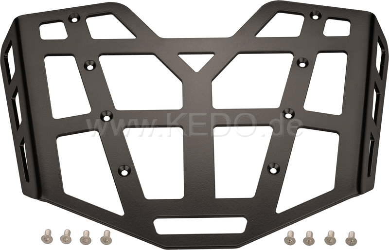 Kedo XL Luggage Rack for Alu-Rack Item 31070, aluminum black coated, size approx base. 33x25cm, for soft luggage up to 5kg | 31096