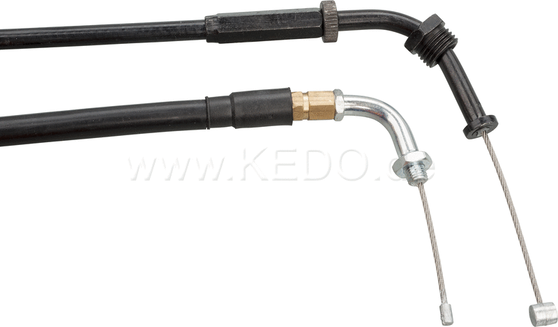 Kedo Throttle Cable A (opener) for VM36-4 carburettor (No Closer Cable 'required, suitable for OEM throttle sleeve / housing) | 32203