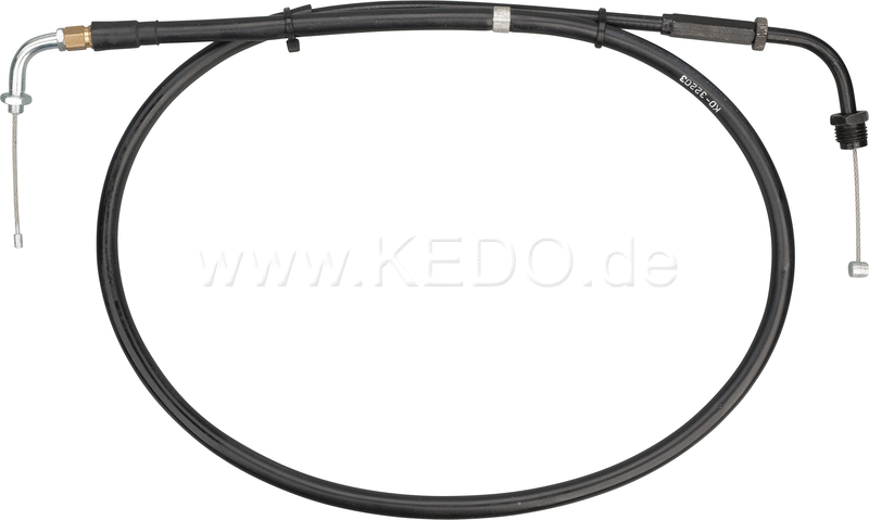 Kedo Throttle Cable A (opener) for VM36-4 carburettor (No Closer Cable 'required, suitable for OEM throttle sleeve / housing) | 32203