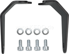 Kedo Head Light Bracket 'Slim', Black Powdercoated Aluminum, 1 Pair, Standard baseplate for mounting Required | 33278B