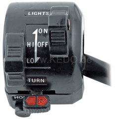 Kedo Replica Handlebar Switch, LH, OEM reference # 1R7-83972-00 suitable for wiring harness 40078-18 | 40103