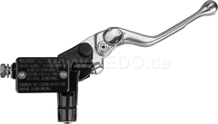Kedo Replica Master Cylinder incl adjustable aluminum lever (4x), stainless steel banjo bolt and brake switch (mirror clamp see item 40104) | 40128
