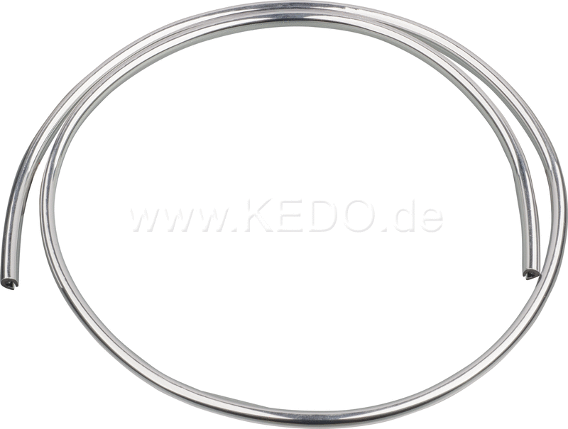 Kedo Edge Protector 7mm, Chrome, 1 meter (Replica Fuel Tank Edge Protector), OEM reference # 1E6-24189-00 | 40132