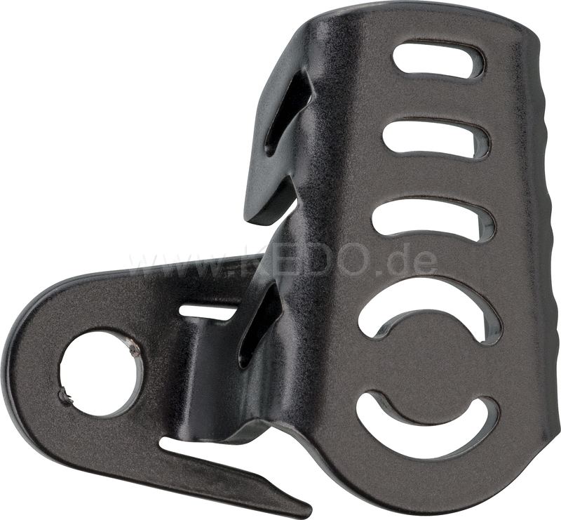 Kedo ABS Sensor Protection cover Rear, stainless steel black coated | 40235