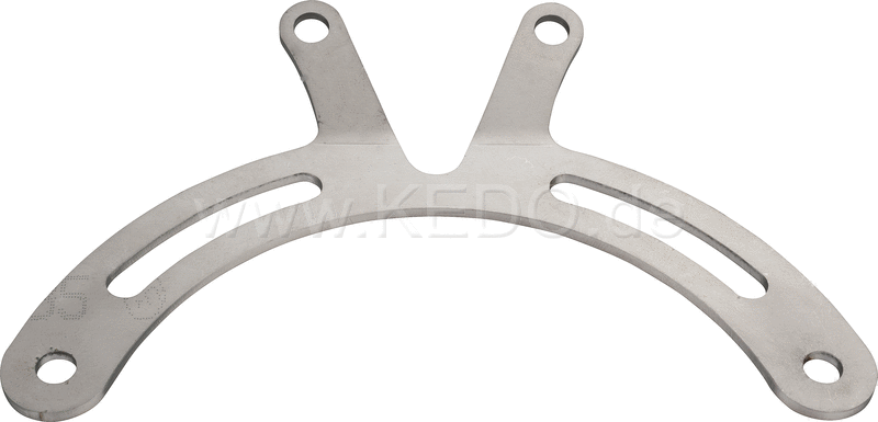 Kedo Bracket 'Single' for Daytona Velona Speedo, or tachometer 60 / 80mm, stainless steel, including mounting material + bushings for lowering the main switch. | 40551R