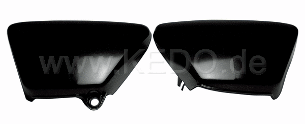 Kedo Side Covers (pair) Left & Right (unpainted, black ABS) | 40637