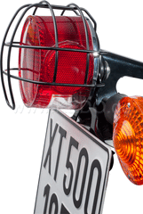 Kedo Taillight Grill 'Xcountry', black coated, suitable for lens with and without lateral reflectors | 40798