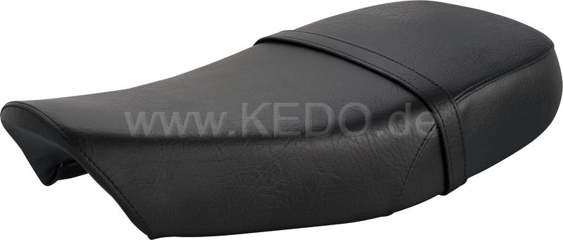 Kedo Seat 'Sporty', black cover, ready-to-mount, including rear bracket 27153, length 55cm, incl passenger seat strap. | 40801