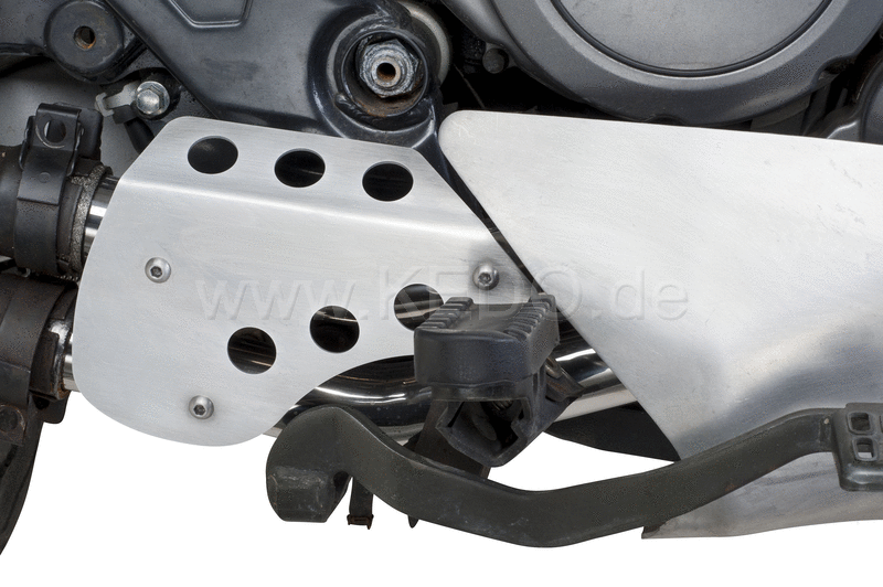 Kedo Stainless Steel Heat Protection Plate, suitable for standard- or header pipe performance, without mounting material | 40862