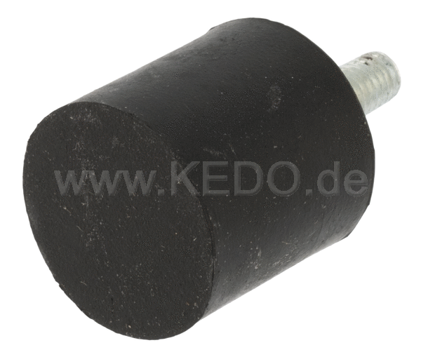 Kedo Rubber Buffer D25x25, M6x17mm Single Male thread (bump stop) | 40904