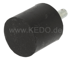 Kedo Rubber Buffer D25x25, M6x17mm Single Male thread (bump stop) | 40904