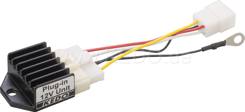 Kedo 12V Rectifier / Regulator Unit, replica, connection and mounting like the original, OEM reference # 33G-81960-60 | 41025RP