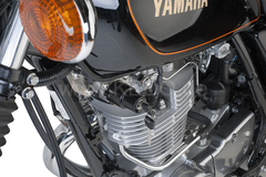 Kedo Main Switch Braket 'Brit Mount', stainless steel, relocfates the main switch LH below the fuel tank, including mounting material. | 41289