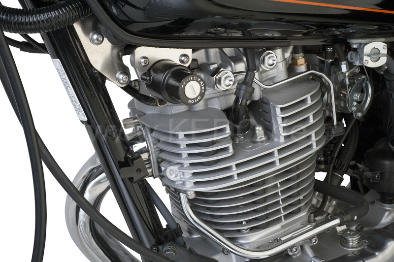 Kedo Main Switch Braket 'Brit Mount', stainless steel, relocfates the main switch LH below the fuel tank, including mounting material. | 41289