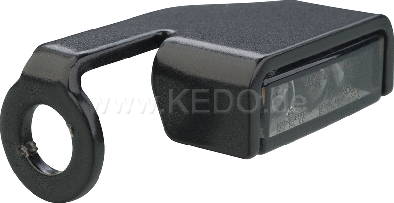 Kedo Cube-style indicators tinted, 'e-approved, 1 pair, with stainless steel bracket for individual mounting, mounting hole 8mm | 41366