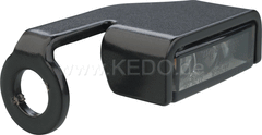 Kedo Cube-style indicators tinted, 'e-approved, 1 pair, with stainless steel bracket for individual mounting, mounting hole 8mm | 41366