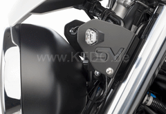 Kedo bore adapter for Mini / LED Indicators front, 8mm, aluminum black coated, suitable for one pair of indicators | 41396