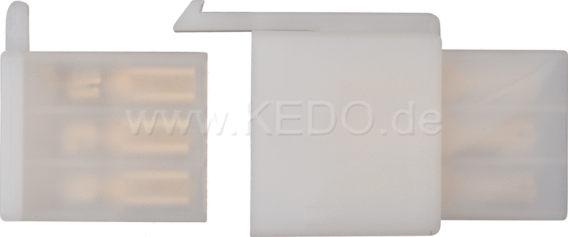 Kedo 9-pin connector housing with snap-in nose incl 2x9 Connector Type 110th | 41525-9