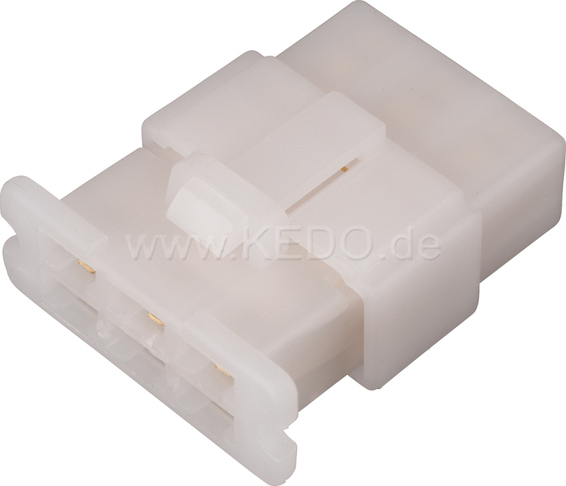 Kedo 6-Way Connector / Housing-Set with snap-in nose incl 2x6 Connector Type 250th | 41552-6