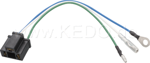 Kedo Adapter Cable for Connection of a flasher relay to XT500 Wiring Loom (. Suitable relay E.G. item 41246 (12V) respectively 41,014 (6V)) | 41598