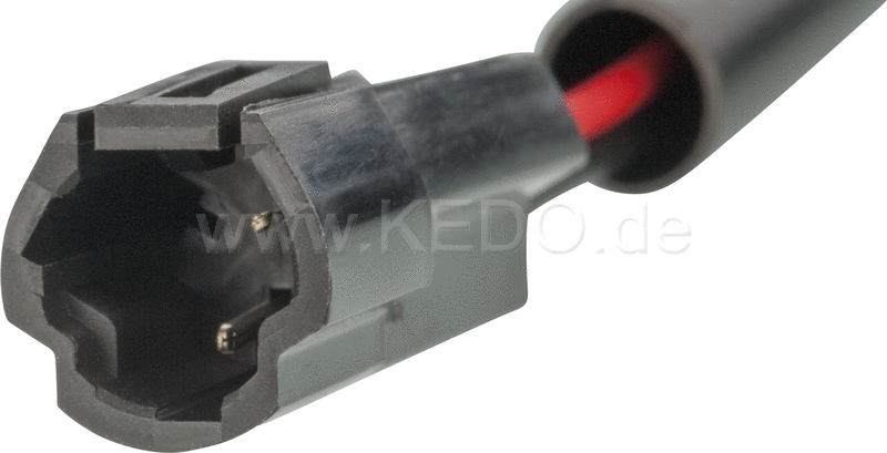 Kedo Adapter Cable for Accessory License Plate Light, YAMAHA system connector to Japan bullet connectors, length approx. 100cm | 41644
