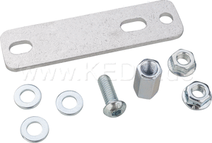 Kedo Mounting Adapter for regulator # 41111, for mounting on the original fixing points on the battery box | 41655