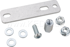 Kedo Mounting Adapter for regulator # 41111, for mounting on the original fixing points on the battery box | 41655
