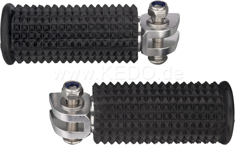 Kedo Driver's Footpegs 'Bronco', 1 Pair (Without Bracket, NOT Suitable for SR500, not Street Legal) | 41714