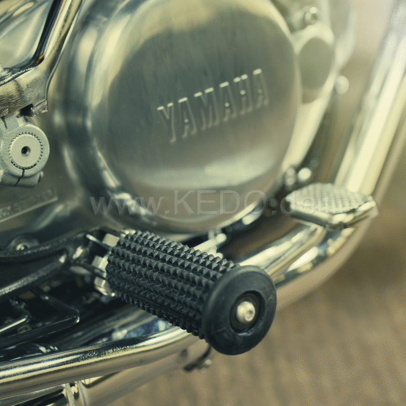 Kedo Driver's Footpegs 'Bronco', 1 Pair (Without Bracket, NOT Suitable for SR500, not Street Legal) | 41714