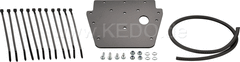 Kedo Electronic System "Basic", aluminum black, electrical mounting plate for free frame triangle, for mounting the original CDI / controller, including edge trim | 41782