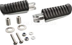 Kedo Street Pegs', rubberized Passenger Footpegs, complete set, 1 pair (shown bracket is NOT part of delivery content) | 41898