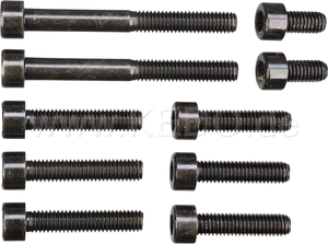 Kedo Replica M6 Allen Screw Set for Cylinder Cylinderhead +, 8.8, Black Zinc Coated | 42015S
